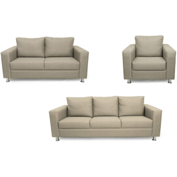 A To Z Furniture - Silentnight Shanghai Six Seater Sofa Set In Beige Color