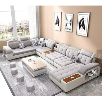 Living Room Furniture Sofa Set Modern Couch, Lounge Suite Luxury Sofa Set Design Modern Wooden Sofa Living Room Furniture