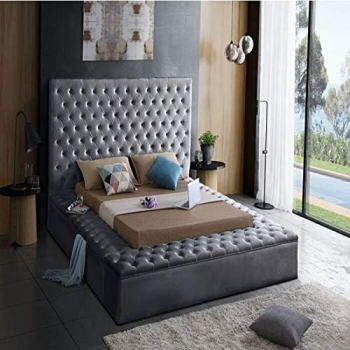 Tami Upholstered Storage Bench Platform Bed (180X200Cm) King Size