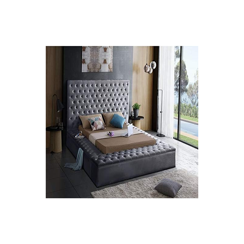Tami Upholstered Storage Bench Platform Bed (180X200Cm) King Size
