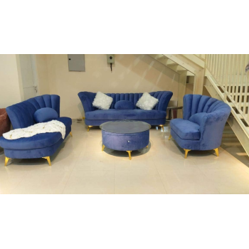 Glf New Desgine-Butterfly Wing Desgine Sofa Set -Round Table And Bean Pillows