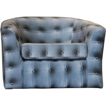 Kids Sofa (Blue Check)