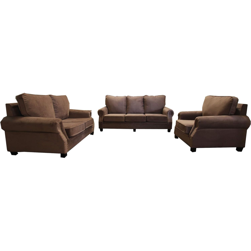Glf Six Seater Sofa Set-3 Peice Sofa -Single Seater-Two Seater -3 Seater -Can Placed Seperate Or Single Placed-Very Comfertable Seats