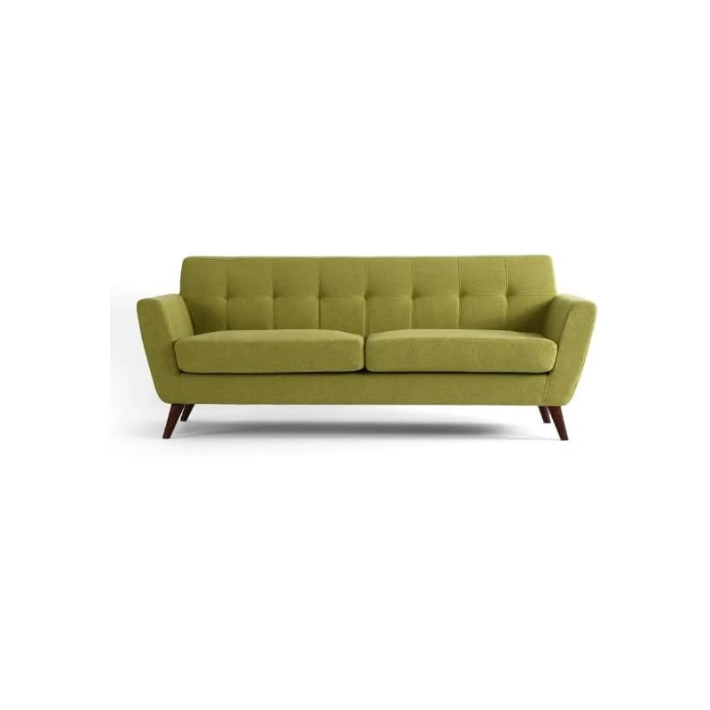 Modern Upholstered Fabric Home + Office Sofa Modern Lounge Spot Contemporary Style Couch Cherry-Stained Wood Legs 3+2+1 Seater