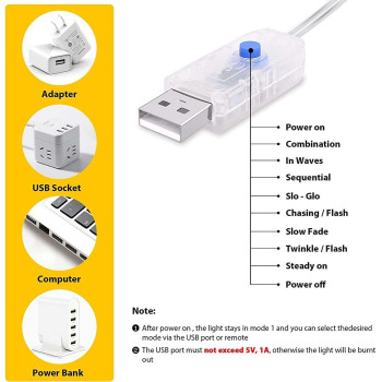 300 LEDS Twinkle Lights Decorations, 9.8FT Outdoor Curtain Fairy String Lights with Remote 8 Modes for Wedding Party Home Garden Bedroom Wall Decorations, Warm White