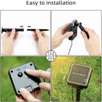 Solar String Lights Crystal Ball 10M String Lamps Waterproof Fairy Lights 50 LED Garlands Diwali Christmas Wedding Decoration Party Outdoor Lighting (Warm)