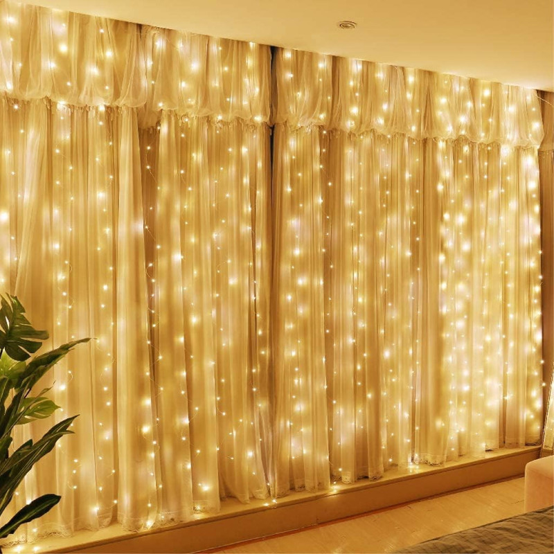 AMERTEER Fairy Lights for Bedroom | Battery Operated Twinkle Lights 33Ft/10M-100 LEDs with Timer Remote Control | Copper Wire | Party Birthday Home Decor Diwali Decoration (Warm White)