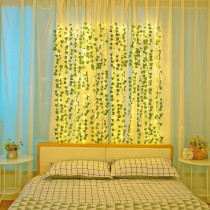 Rattan String Lights Outdoor 100 Led 32.8 FT Realistic Plants String Lights LED Decorative Lights Garland Vines with Lights for Bedroom/Home/Festival/ Wedding /Party Decoration (Battery powered)