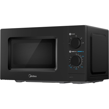 Midea 20L Solo Mechanical Control Microwave Oven, MMC21BK - Black