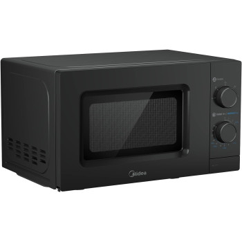 Midea 20L Solo Mechanical Control Microwave Oven, MMC21BK - Black