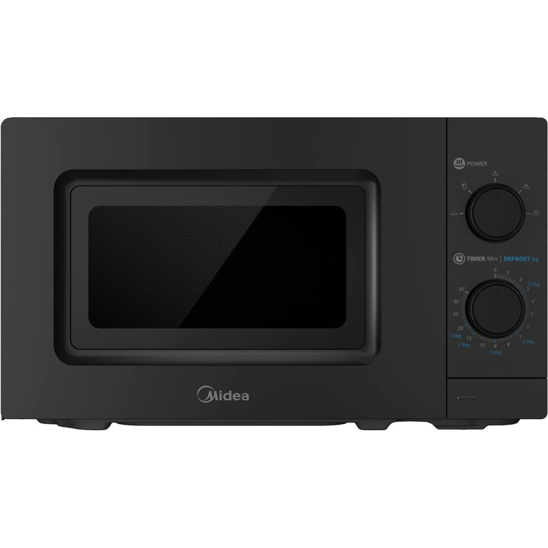 Midea 20L Solo Mechanical Control Microwave Oven, MMC21BK - Black