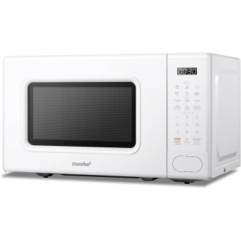 COMFEE' Microwave Oven 20L 700W Digital Touch Control, Precise Timer,LED Screen, 11 Power Levels, Solo Microwave-CM-M202CC(WH)-White