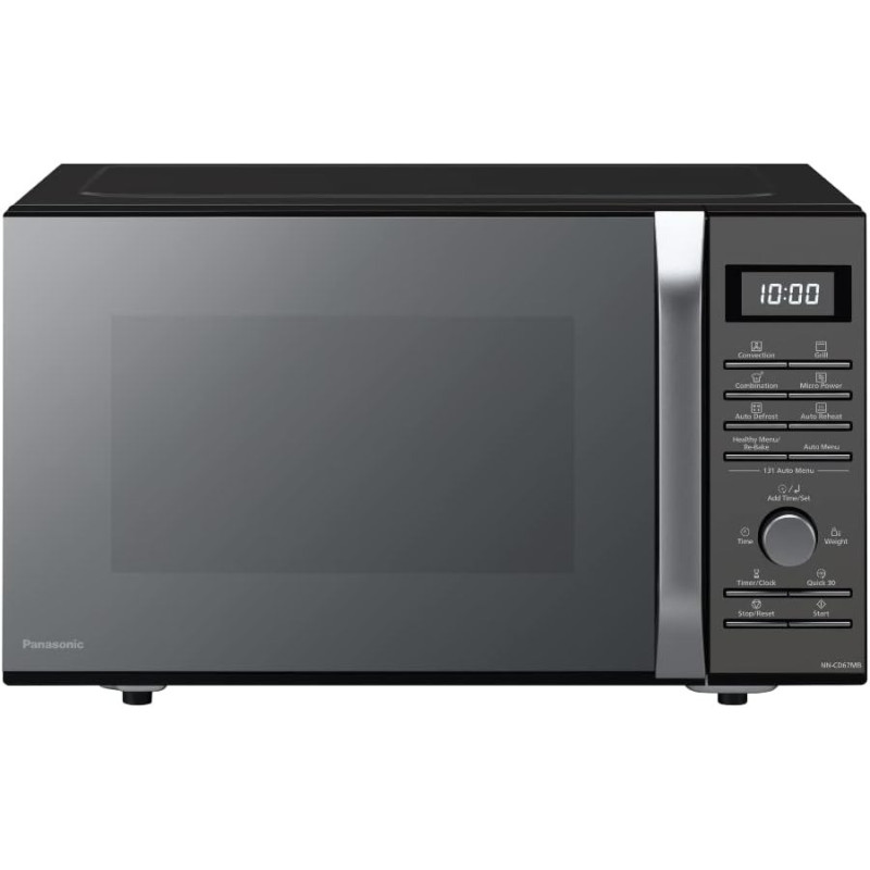 Panasonic 27L 4-In-1 Convection Microwave Oven, NN-CD67, Black, With Healthy Air Fryer Menus, 1 Year Warranty