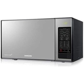 Samsung Solo Microwave Oven, 40L, Silver, Ceramic Inside, MS405MADXBB/SG, 1 Year Warranty
