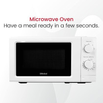 Nobel Microwave Oven Manual 19L Capacity, White, With 2 Year Warranty, NMO20M