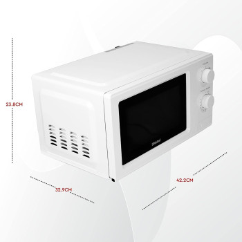Nobel Microwave Oven Manual 19L Capacity, White, With 2 Year Warranty, NMO20M