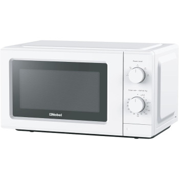 Nobel Microwave Oven Manual 19L Capacity, White, With 2 Year Warranty, NMO20M