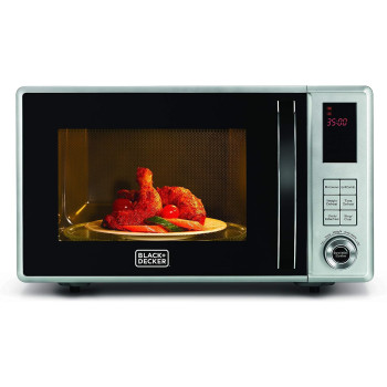 Black & Decker Microwave Oven With Grill And Defrost Function 23L 800W, MZ2310PG-B5