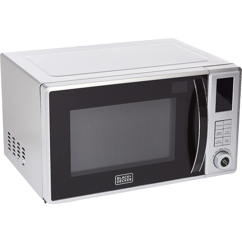 Black & Decker Microwave Oven With Grill And Defrost Function 23L 800W, MZ2310PG-B5