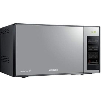SAMSUNG Ceramic Interior Mirror Design Grill Microwave Oven - 40L, 2KG, 1500W, Silver - MG402MADXBB