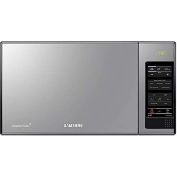SAMSUNG Ceramic Interior Mirror Design Grill Microwave Oven - 40L, 2KG, 1500W, Silver - MG402MADXBB
