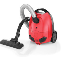 Black & Decker Vacuum Cleaner Portable Corded with 1L Dust Bag 1000W Red/Black, VM1200-B5 