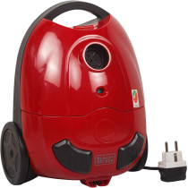 Black & Decker Vacuum Cleaner Portable Corded with 1L Dust Bag 1000W Red/Black, VM1200-B5 