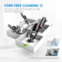 TDOO Car Vacuum Cleaner, 9000PA Cordless Battery Rechargeable Handheld Vacuum Cleaner, 3 Angle Adjustable Rechargeable Vehicle-Mounted