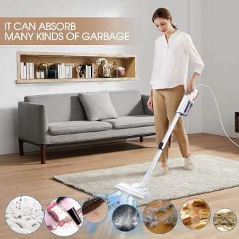 Xoopla Vacuum Cleaner, 5M Corded Stick Vacuum Cleaner, 18KPa Suction with Multifunction Lightweight Handheld Stick Cleaner for Hard Floor/Carpet/Pet Hair (SV1300)