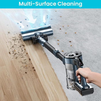 Belife S11 Cordless Vacuum Cleaner, Powerful Household Vacuum for Home Carpet Hardwood Floor, Wireless Vacuum for Pet Hair, Up to 50Mins Runtime, 23Kpa Non-Fading Suction, Anti-Hair Tangle