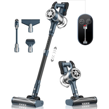 Belife S11 Cordless Vacuum Cleaner, Powerful Household Vacuum for Home Carpet Hardwood Floor, Wireless Vacuum for Pet Hair, Up to 50Mins Runtime, 23Kpa Non-Fading Suction, Anti-Hair Tangle