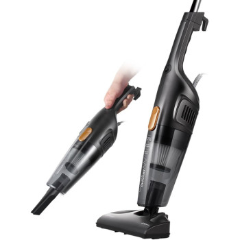 Deerma Portable Handheld Vacuum Cleaner 600W 1.2 L, DX115C Black Min 1 year manufacturer warranty 