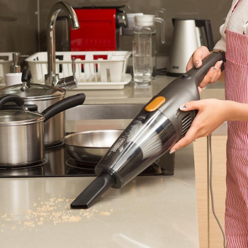 Deerma Portable Handheld Vacuum Cleaner 600W 1.2 L, DX115C Black Min 1 year manufacturer warranty 