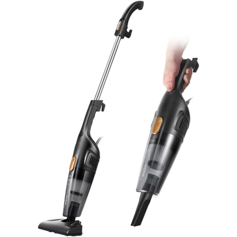 Deerma Portable Handheld Vacuum Cleaner 600W 1.2 L, DX115C Black Min 1 year manufacturer warranty