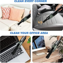 TDOO Cordless Handheld Vacuum Cleaner, 12000Pa Powerful Compact Lightweight Rechargeable Mini Hand Vacuum Cleaner 4000 mAh Lithium Battery Home, Car, Dust Cleaning and Pet Hair (Grey-A)