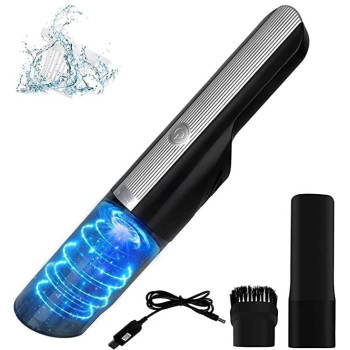 TDOO Cordless Handheld Vacuum Cleaner, 12000Pa Powerful Compact Lightweight Rechargeable Mini Hand Vacuum Cleaner 4000 mAh Lithium Battery Home, Car, Dust Cleaning and Pet Hair (Grey-A)