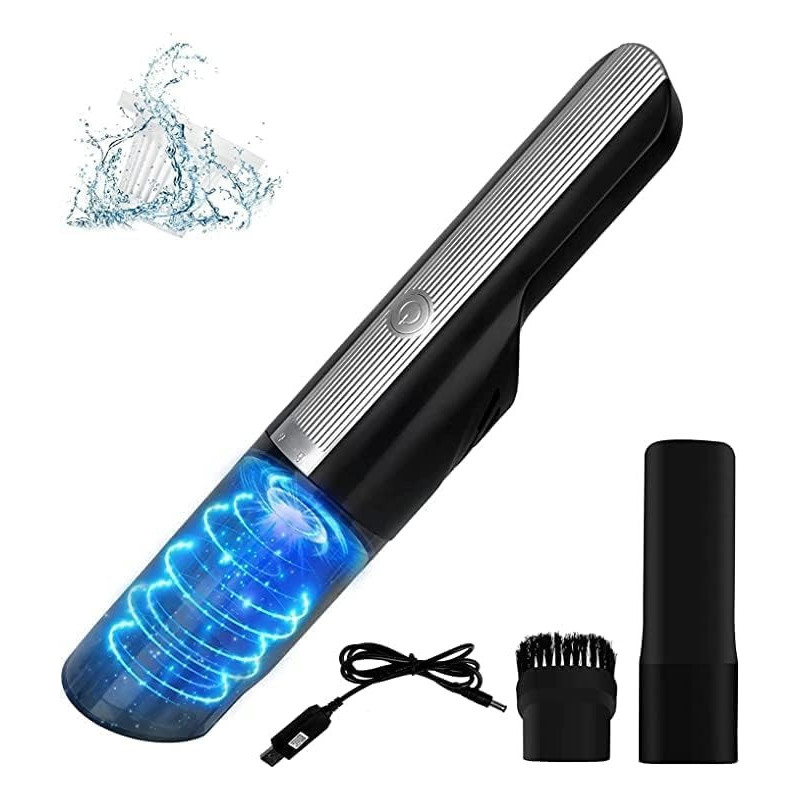 TDOO Cordless Handheld Vacuum Cleaner, 12000Pa Powerful Compact Lightweight Rechargeable Mini Hand Vacuum Cleaner 4000 mAh Lithium Battery Home, Car, Dust Cleaning and Pet Hair (Grey-A)