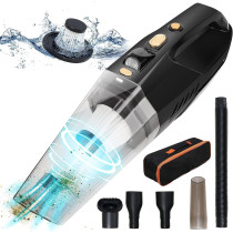 AccLoo Car Vacuum Cleaner Cordless, Strong Cyclone Suction Household Handheld Vacuum, Wireless Mini Vacuum Cleaners, Rechargeable Hoover for Home, Cars, and Pet - F7439