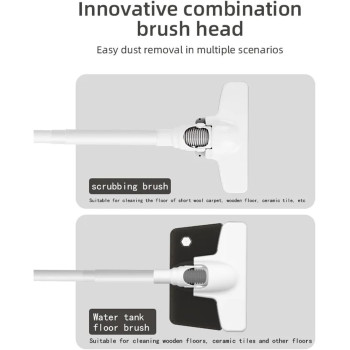 Cordless Vacuum Cleaner Handheld, 6 in-1 Stick Home Car Vacuum Cleaner with Mite brush head&Mopping Water Tank