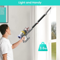 Belife BVC11 Cordless Vacuum Cleaner, Wireless Vacuum Cleaner for Home Floor Care, Household Vacuum Cleaners for Pet Hair with Touch Display, 22Kpa Powerful Suction, Up to 40mins Runtime