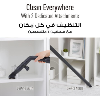 Panasonic 1600W Bagless Vacuum Cleaner, Blue - MC-CL601AE47