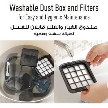 Panasonic 1600W Bagless Vacuum Cleaner, Blue - MC-CL601AE47