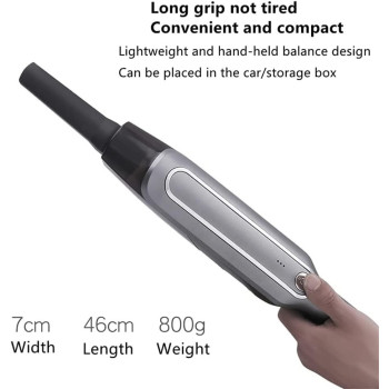 Handheld Vacuum Cleaner Dusbuster, Reusable HEPA Filter, Wet/Dry Compact Stick Dust Busters Cordless, Mini Portable Rechargeable