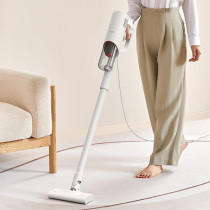 Deerma DX300 15kpa Hand Held Vacuum Cleaner Household Strength Dust Collector Home Aspirator Portable Vacuum Cleaner - White