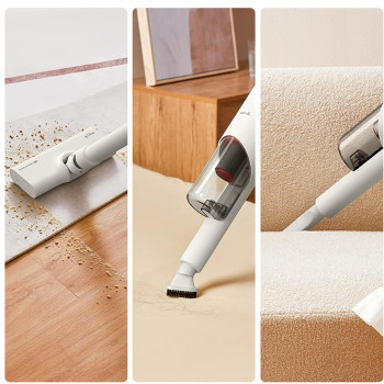 Deerma DX300 15kpa Hand Held Vacuum Cleaner Household Strength Dust Collector Home Aspirator Portable Vacuum Cleaner - White