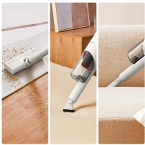 Deerma DX300 15kpa Hand Held Vacuum Cleaner Household Strength Dust Collector Home Aspirator Portable Vacuum Cleaner - White