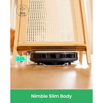 Vactidy Nimble T6 Robot Vacuum Cleaner, 2000Pa Strong Suction, Alexa/App Remote Control Robot hoover, Quiet Super Thin, for Pet Hair Hard Floor Cleaner Carpet