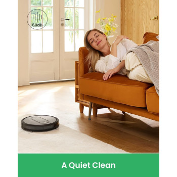 Vactidy Nimble T6 Robot Vacuum Cleaner, 2000Pa Strong Suction, Alexa/App Remote Control Robot hoover, Quiet Super Thin, for Pet Hair Hard Floor Cleaner Carpet