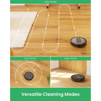 Vactidy Nimble T6 Robot Vacuum Cleaner, 2000Pa Strong Suction, Alexa/App Remote Control Robot hoover, Quiet Super Thin, for Pet Hair Hard Floor Cleaner Carpet