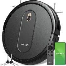 Vactidy Nimble T6 Robot Vacuum Cleaner, 2000Pa Strong Suction, Alexa/App Remote Control Robot hoover, Quiet Super Thin, for Pet Hair Hard Floor Cleaner Carpet